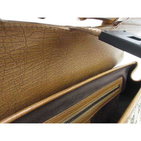 GUCCI Bamboo Handbag GG Canvas Bag - Picture 8 of 10